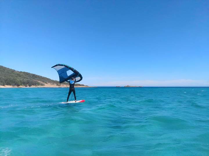 Cours de wingfoil Lecci